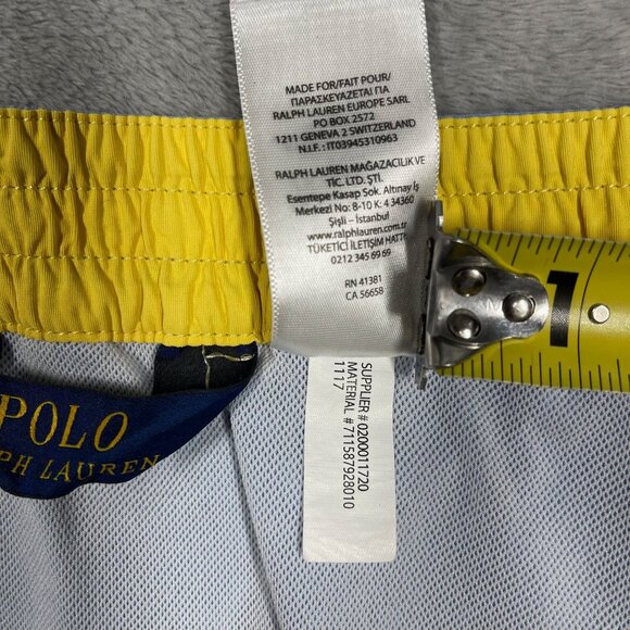 Polo Ralph Lauren Men's 2XB Blue Lined Swim Trunks‎ Swimsuit Suit / Swimwear - Picture 6 of 8